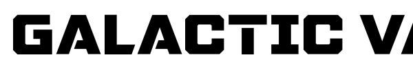 Galactic Vanguardian font preview